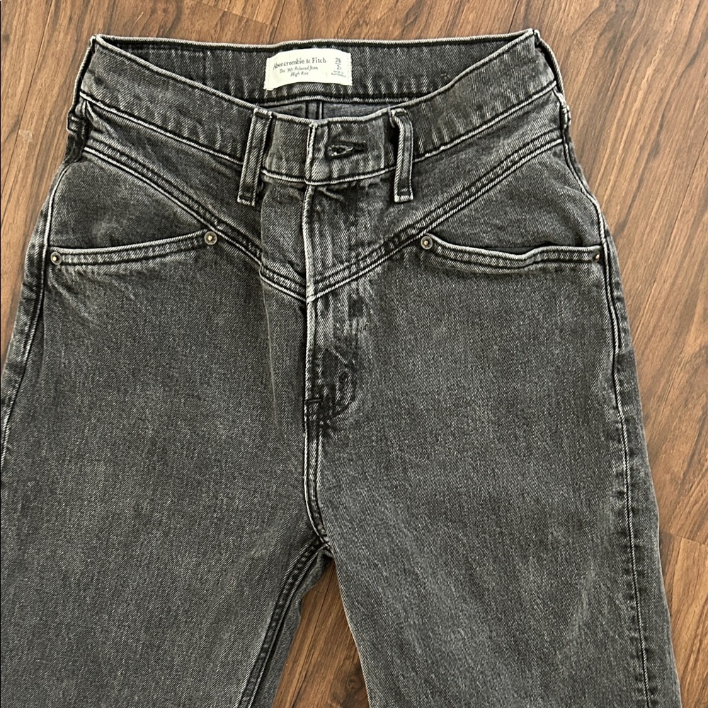 Abercrombie yolk western 90s relaxed jean high rise 26 2r